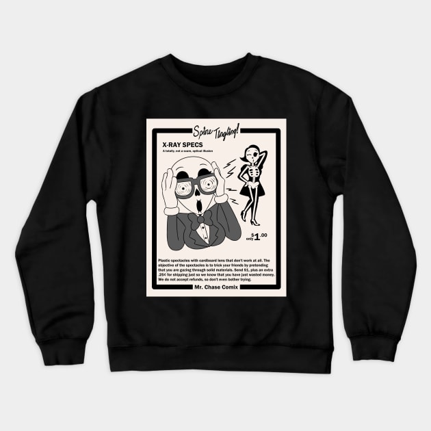 X-Ray Specs - Spine Tingling Crewneck Sweatshirt by mrchasecomix